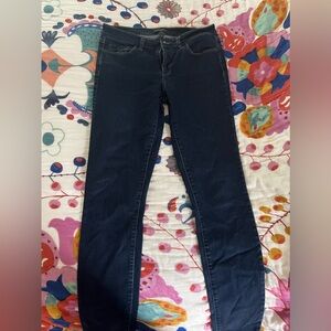 Banana Republic Skinny Fit size 6 dark blue jeans great condition